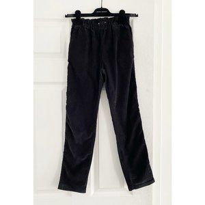 ** KIDS ** Bonpoint "Fetiche" Corduroy Black/Dark Navy Pant, size 12years